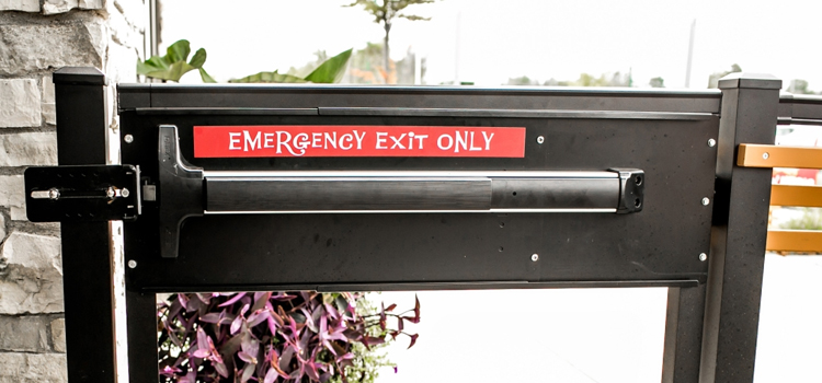 emergency push bar installation in Madera Acres